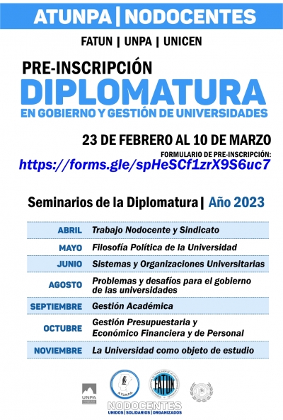 Comenzará el dictado del Posgrado en Gobierno y Gestión de Universidades