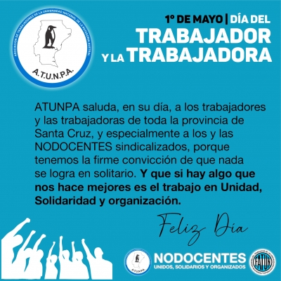 DÍA DEL TRABAJADOR Y LA TRABAJADORA