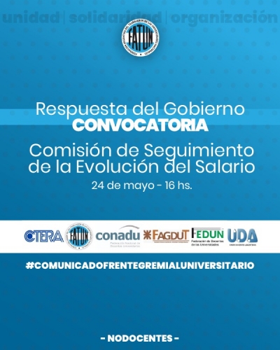 Convocatoria del gobierno