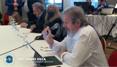 El Secretario de Capacitación de la FATUN, Cro. Daniel Villa participó de la sesión del Consejo Interuniversitario Nacional (CIN)