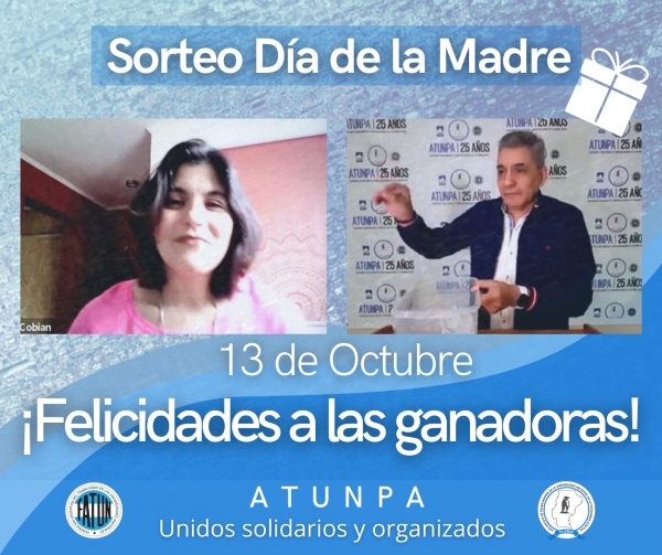 La ATUNPA realizó hoy el sorteo de presentes para celebrar el Día de la Madre