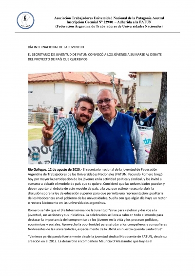 Día Internacional de la Juventud