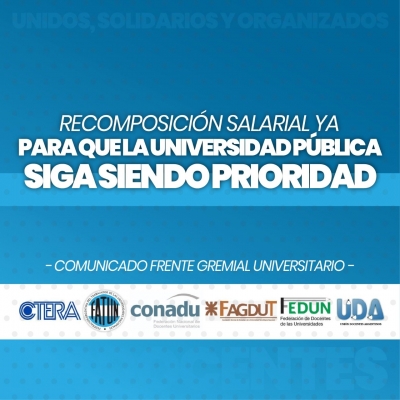 Ante la falta de una respuesta satisfactoria FATUN se declara en &quot;estado de Alerta&quot;