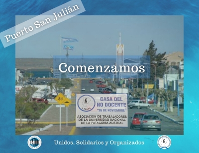 Se firmó el contrato de obra para realizar el cercado del predio que la ATUNPA posee en Puerto San Julián