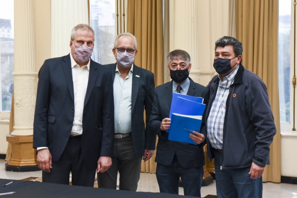 Firma de Convenio para la consolidación de la planta NODOCENTE de la UNPA